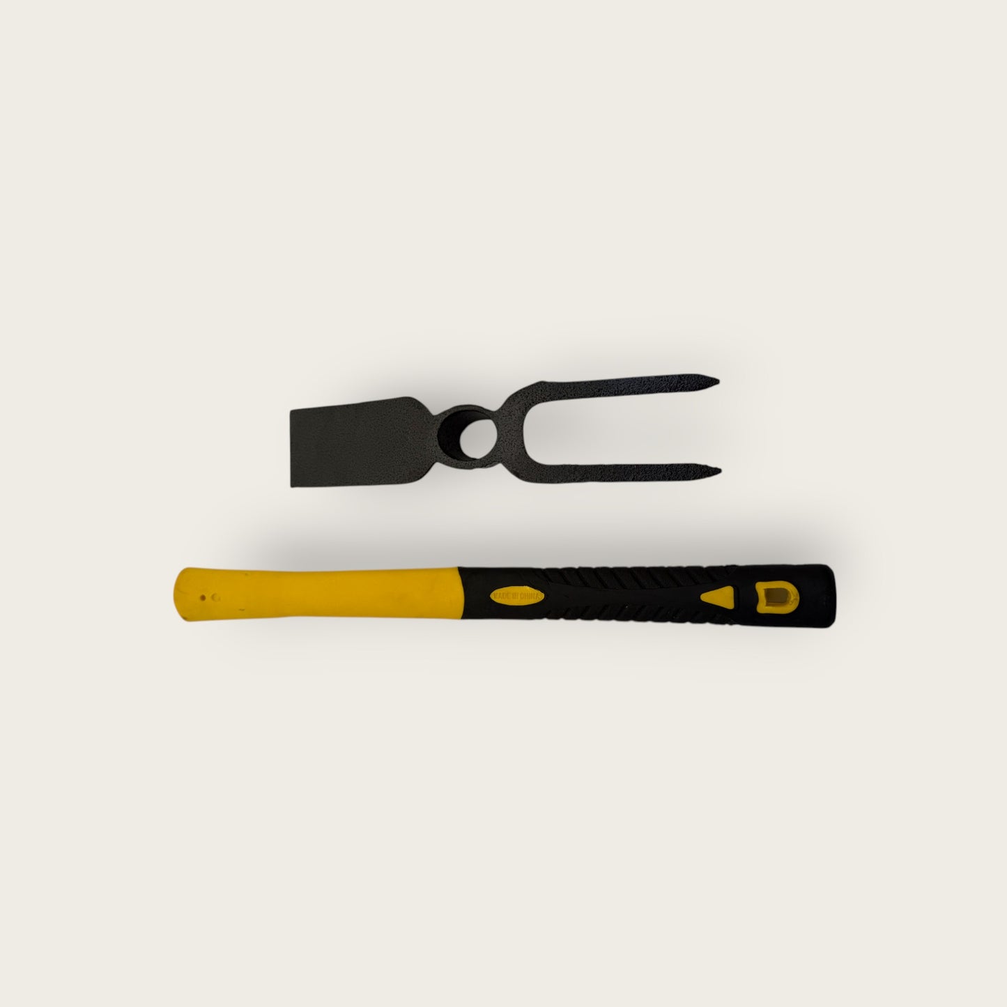 Mattock with Rubber-Grip Handle
